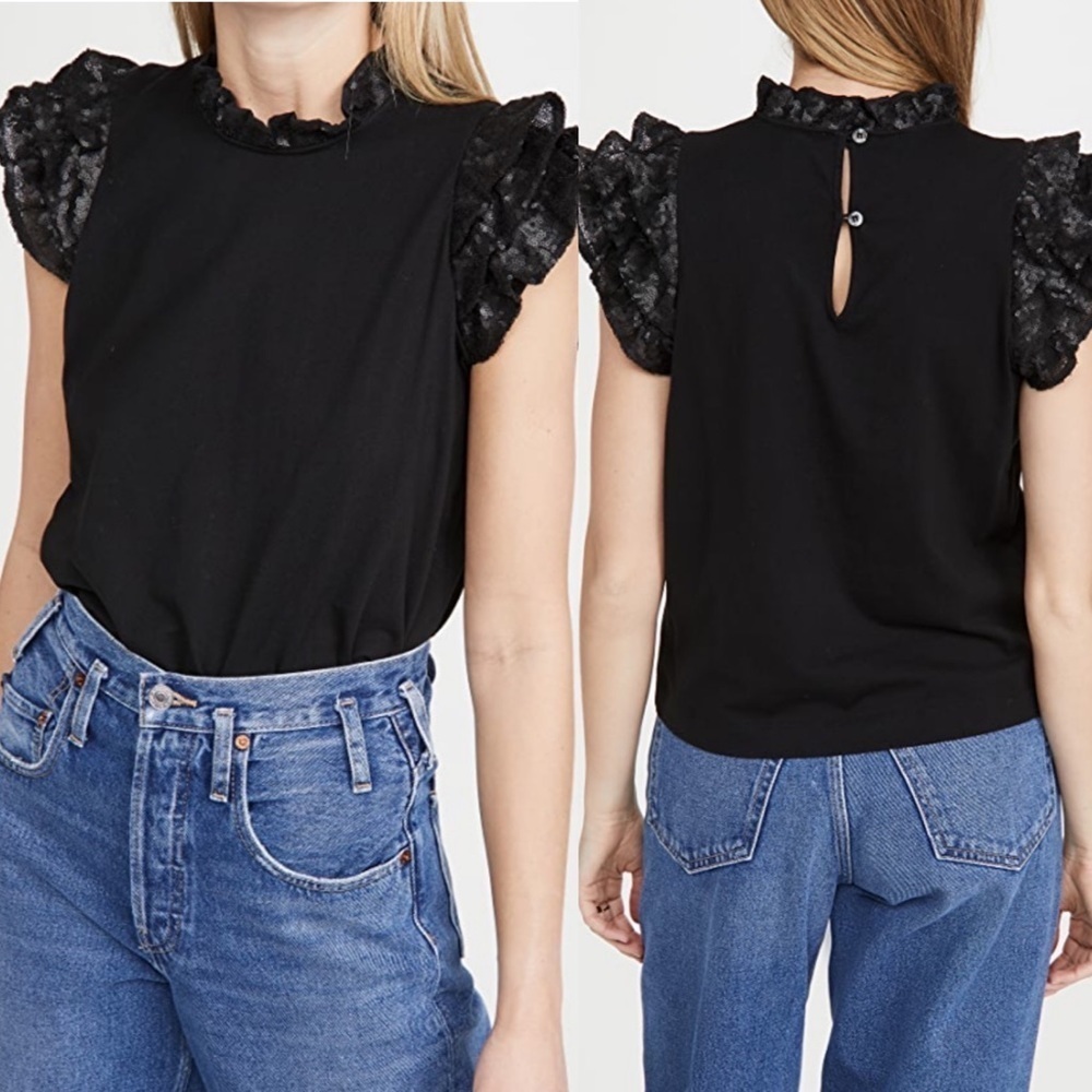 Sea New York Rachelle sequin flutter tee